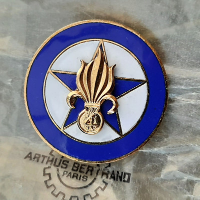 Emaille Abzeichen 4. REI CR Cie Regiment Sahara FREMDENLEGION Abzug BADGE