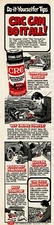 1977 Vintage Print Ad CRC Chemicals Can Do It All Lubricates Stops Rust Cleans