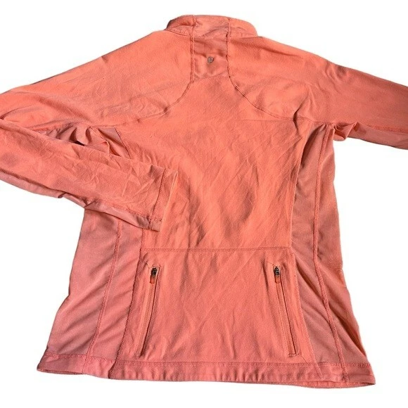 Lululemon Rare Orange Pop Catch Me Air Forme Jacket US 10 - Imagem 2 de 4
