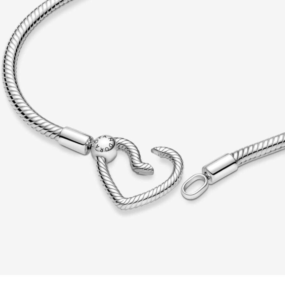 アクセサリー Pandora Heart Closure Snake Bracelet Pandora Heart Closure Snake Chain Bracelet 20cm /7.87in | eBay