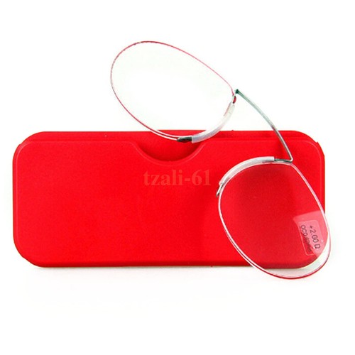 NEW Mini Clip Nose Reading Glasses Wallet Pocket Unisex Ultra Thin With Case AU - Picture 14 of 14