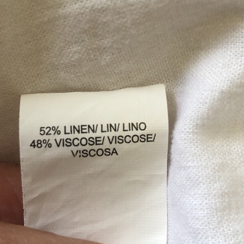Lucky Brand women’s button down l/s white linen blend Size XS - Picture 11 of 13