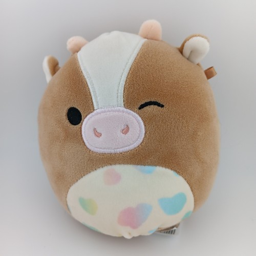 Squishmallow Griella The Cow 5" Stuffed Plush Easter Edition 2023
