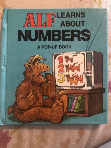 Alf Learns About Numbers Pop Up Book 1988