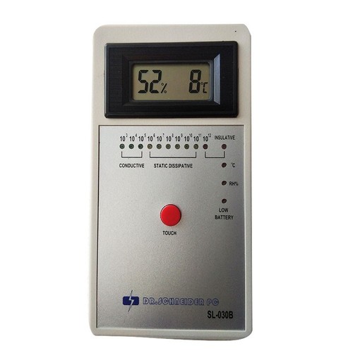 Probador de resistencia de aislamiento de martillos digitales 103-1012Ω kit de prueba de megohmímetro - Imagen 2 de 20