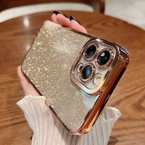 Für iPhone 15 14 Pro Max 13 12 XS X XR 8 7 Glitzer Beschichtung Soft Handy Hülle Cover - Bild 13 von 17