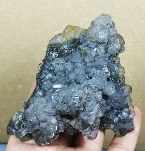 WOW!!! Rare Transparent Green Cube Fluorite Crystal Mineral Specimen/China - Picture 8 of 12