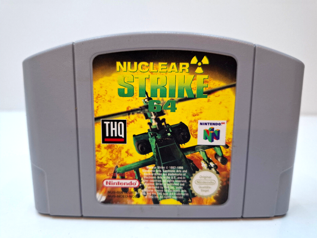 Nuclear Strike 64 (Nintendo 64) N64 Game Boxed Pal Good for sale
