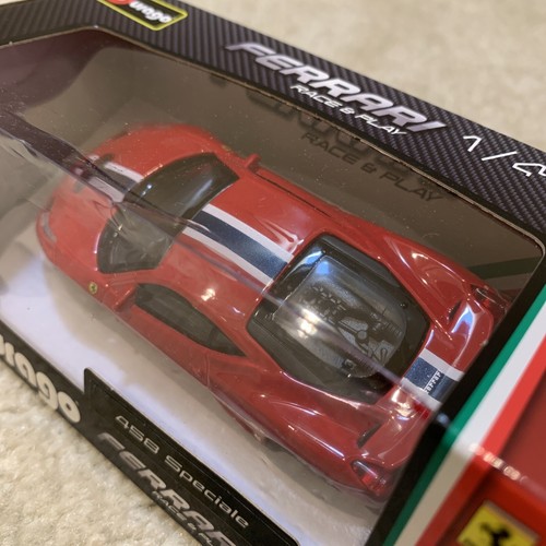 Burago Ferrari 458 Speciale Race Play Die Cast Toy Racer Car Vehicle 1/43 - Bild 8 von 11