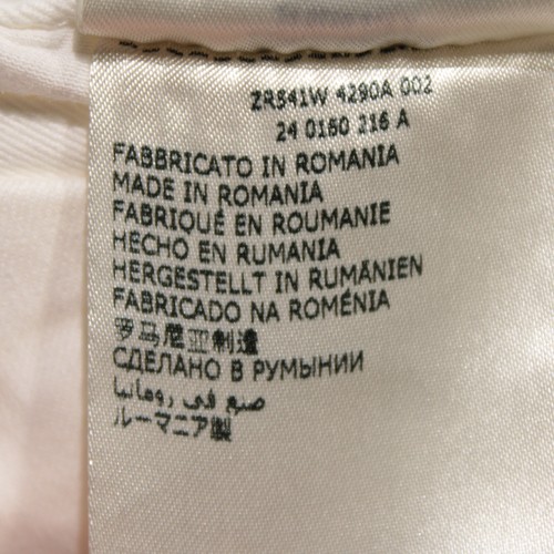 Incotex NWT Chinos / Casual Pants Size 50R (US 34) Tapered in White Cotton Blend - Picture 16 of 16