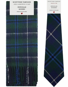 Baird Modern Tartan Brushwool Scarf