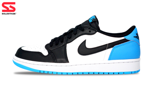 Nike Jordan 1 Retro Low Black Dark Powder Blue (CZ0790-104) Men's Size 7-12 | eBay
