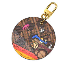 Louis Vuitton Cles Key Chain Bag Chram Damier Gold P3736CT612