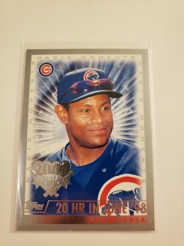 Sammy Sosa 2020 Topps Magic Moments 20 Home HR in June '98 Card #105 - 第 1/1 張圖片