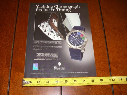 TUTIMA CHRONOGRAPH - ORIGINAL 2007 AD - Picture 10 of 12