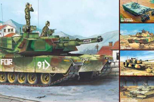 01535 Trumpeter 1 35 Model US M1A1 A2 Abrams Main Battle Tank(5 in 1) Panzer Kit 01535 Trumpeter 1 35 Model US M1A1 A2 Abrams Main Battle Tank(5 in 1) Panzer Kit