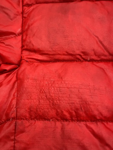 Moncler Down Jacket Red Polyester Solid Color Medium Size #EG CAA - Picture 6 of 8