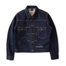 Red Tornado Men Denim Jacket 11MJ 18oz Selvedge Denim Coat Slim Cowboy Indigo