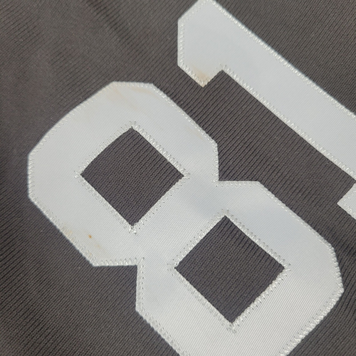 Camiseta cosida Mitchell & Ness 1997 Tim Brown de los Oakland Raiders réplica 44 grande - Imagen 6 de 10