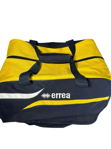 Errea Football Gym Luggage Bag Yellow Navy  - Picture 10 of 16