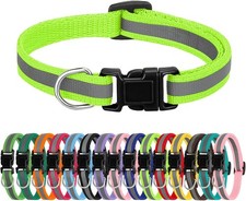 16 Pack Puppy Collars for Litter, Reflective Puppy Collars Adjustable Puppy ID C