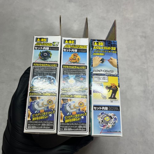 Bakuten Shoot Beyblade A-39 A-82 A-85 Dranzer V2 etc 3 Set Takara ¡Nuevo! ¡Sin abrir! - Imagen 5 de 6