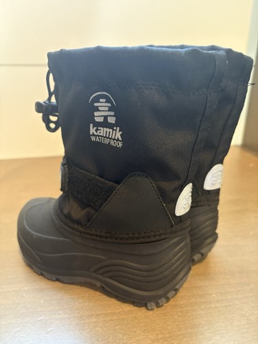 Kamik Waterproof Winter Snow Boots Boys Toddler Size 9 - Picture 3 of 7