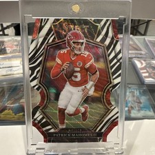 2022 Panini Select Patrick Mahomes II Premier Die Cut Zebra Prizm 🔥 Chiefs