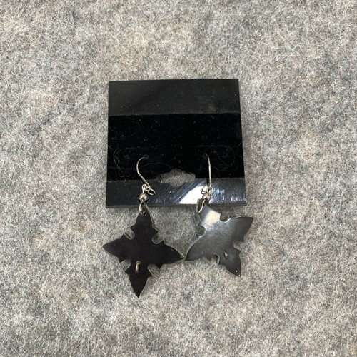 Pendientes colgantes en forma de diamante con gema turquesa ¡Hermosos! - Imagen 2 de 2