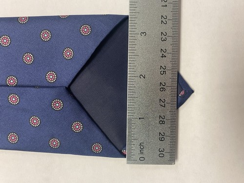 Preswick & Moore Lot Of 2 Mens Silk Tie Handmade In USA Red & Blue W/ Paisley - Imagen 10 de 11