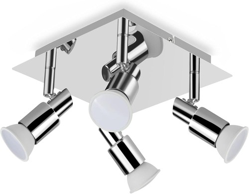 6Way/4Way Ceiling Spot Light LED Adjustable Kitchen Spotlight Bar Lamp with Bulb - Picture 27 of 28