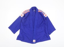 Jungen UK Gr&ouml;&szlig;e 9-10 Jahre Adidas blau Kampfsport