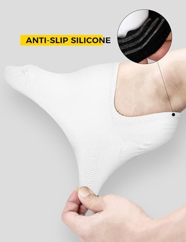 No Show Socken Damen Herren Söckchen kurz niedrig klein 6 Paar - 3 schwarz/3 weiß - Bild 5 von 6