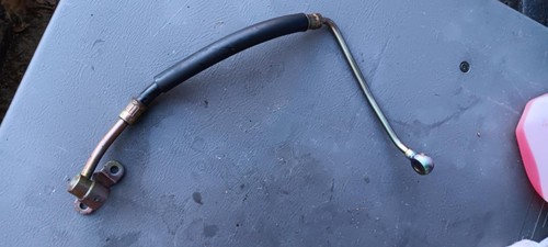 88-91 Honda Civic CRX Fuel Hose Tank To Hard Line With Banjo Fitting OEM - Foto 1 di 3