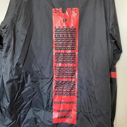 Harriton SLAB Herren leichte Windbreaker Jacke leicht schwarz Large - Bild 3 von 10