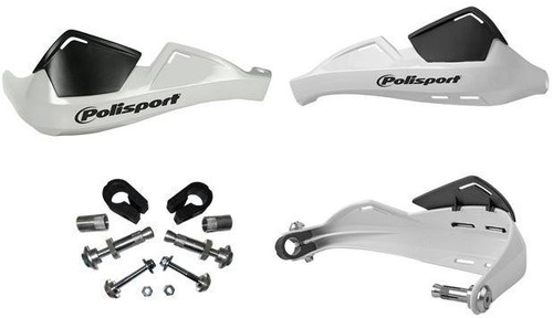 Handprotektoren Polisport Evolution Handschutz Protektoren handguards weiß - Bild 1 von 12