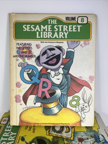The Sesame Street Library 1 - 15 Complete Set Hardcover Children Books Vintage - Imagen 9 de 11