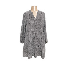Nine West Black Shirt Dress XXL