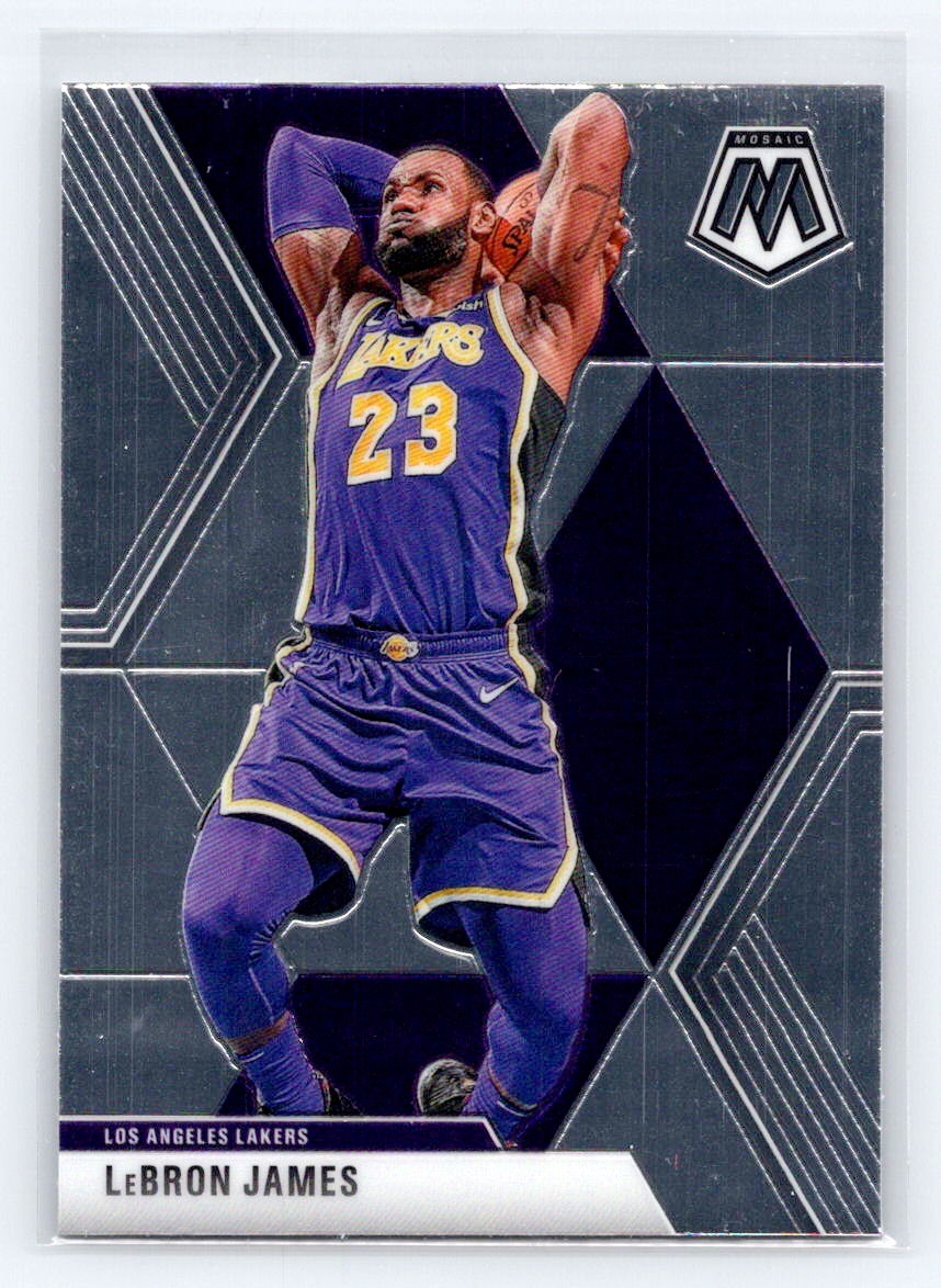 2019-20 Panini Mosaic #8 LeBron James Los Angeles Lakers
