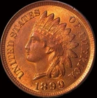 1899 Indian Head Cent - Uncirculated Beautiful Red Gem - FREE SHIPPING