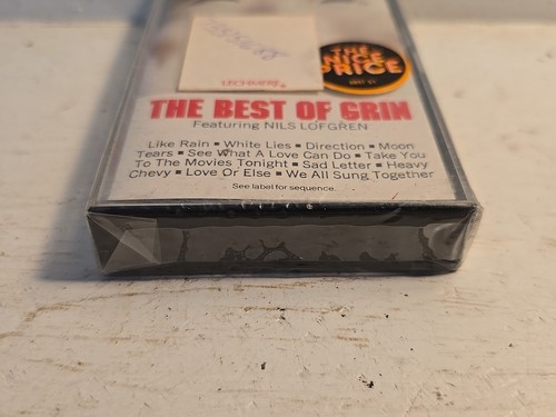 GRIN feat NILS LOFGREN Cassette Tape 1976 Rock Blues w/ Hype Sticker Rare - NEW - Picture 3 of 6