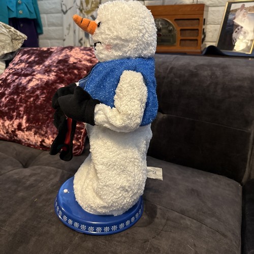 Gemmy Snowflake Spinning Snowman Singing Snow Miser READ DESCRIPTION - Picture 4 of 8