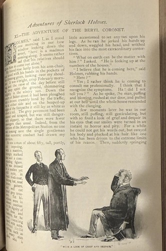 STRAND MAGAZINE 1892 Vol. III Jan - June Sherlock Holmes First Edition! - Picture 12 of 15