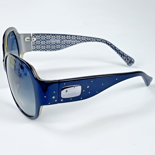 Coach Mimi S468 Sunglasses Womens Black Oversized Rhinestone FRAMES ONLY - Picture 9 of 12