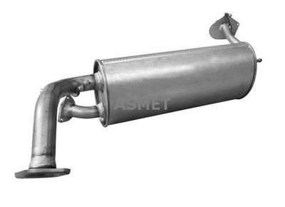Rear Muffler ASMET 13.034