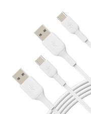 Belkin BoostCharge USB-C to USB-A Cable 2M 2-Pack for iPhone Android