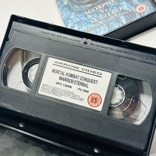 Mortal Kombat Conquest 3 VHS Video Limited Edition Box Set Collection RARE - Picture 4 of 4