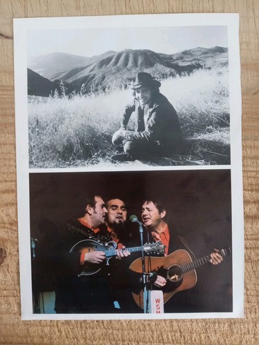 BOBBY BARE/OSBORNE BROTHERS.13.7" x 10" BOOKPLATE PHOTOS - Picture 1 of 3