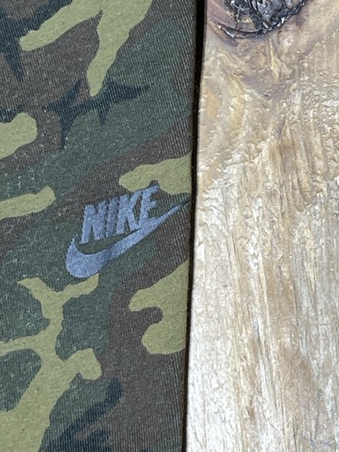 Nike Sportswear Tech Green Camo Jogger Pants Youth Small Slim Joggers @E1 - Picture 4 of 8
