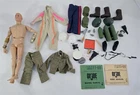 S-764 VINTAGE 1960'S HASBRO 12" GI JOE ACTION FIGURE WITH CLOTHING & ACCESSORIES